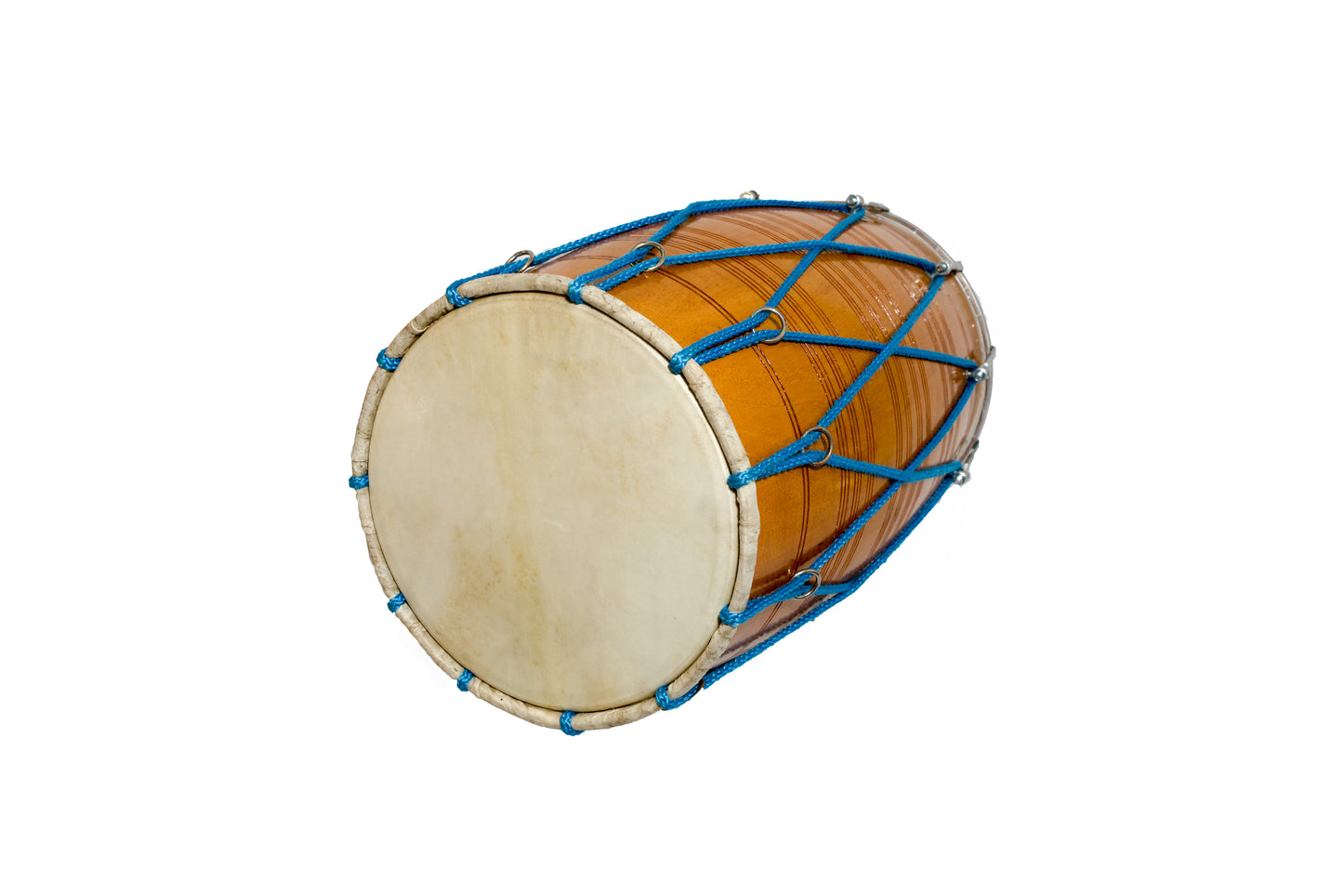 Punjabi Dhol -  Traditional Goat Skin Heads