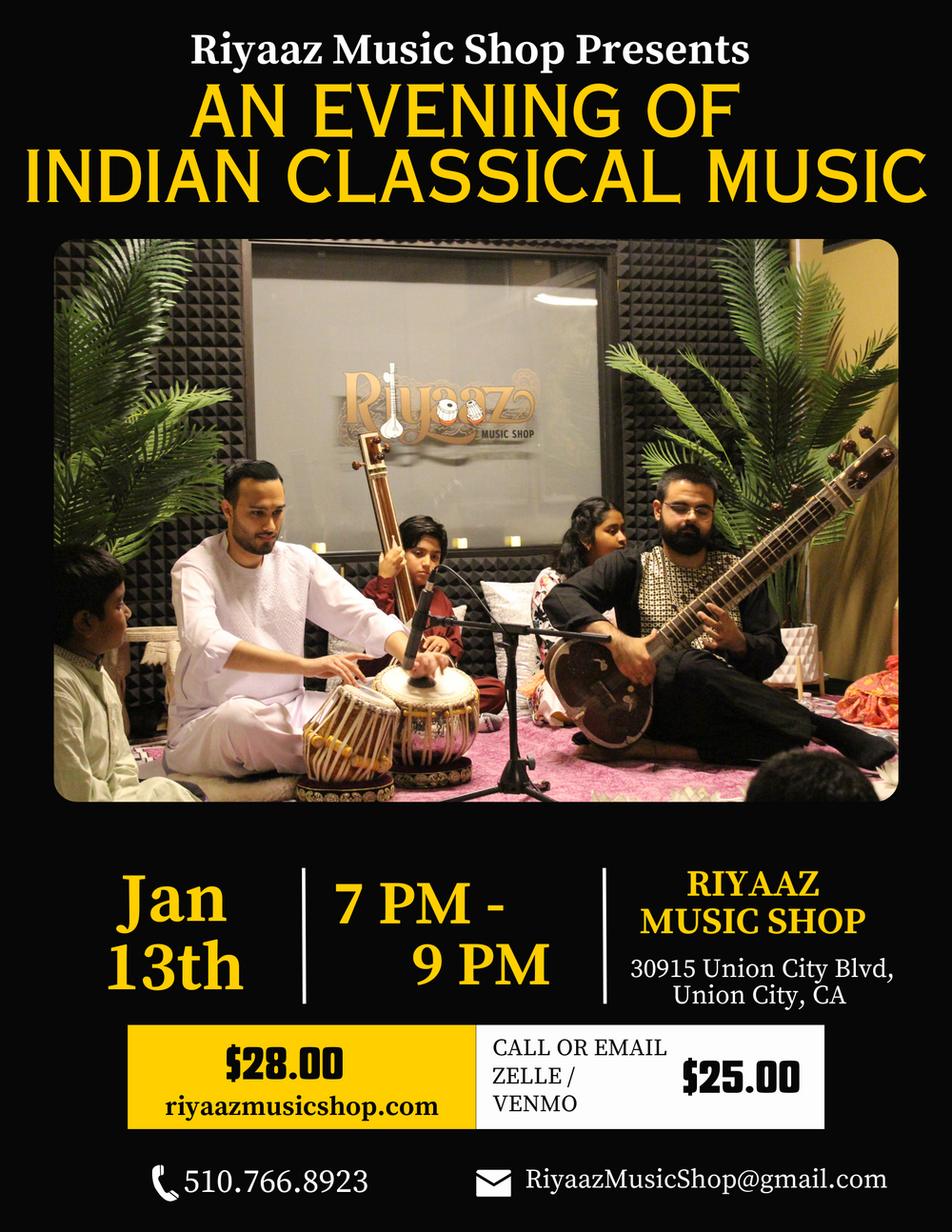 Kamal Ahmad & Edrees Osman - Sitar & Tabla - An Evening of Indian Classical Music