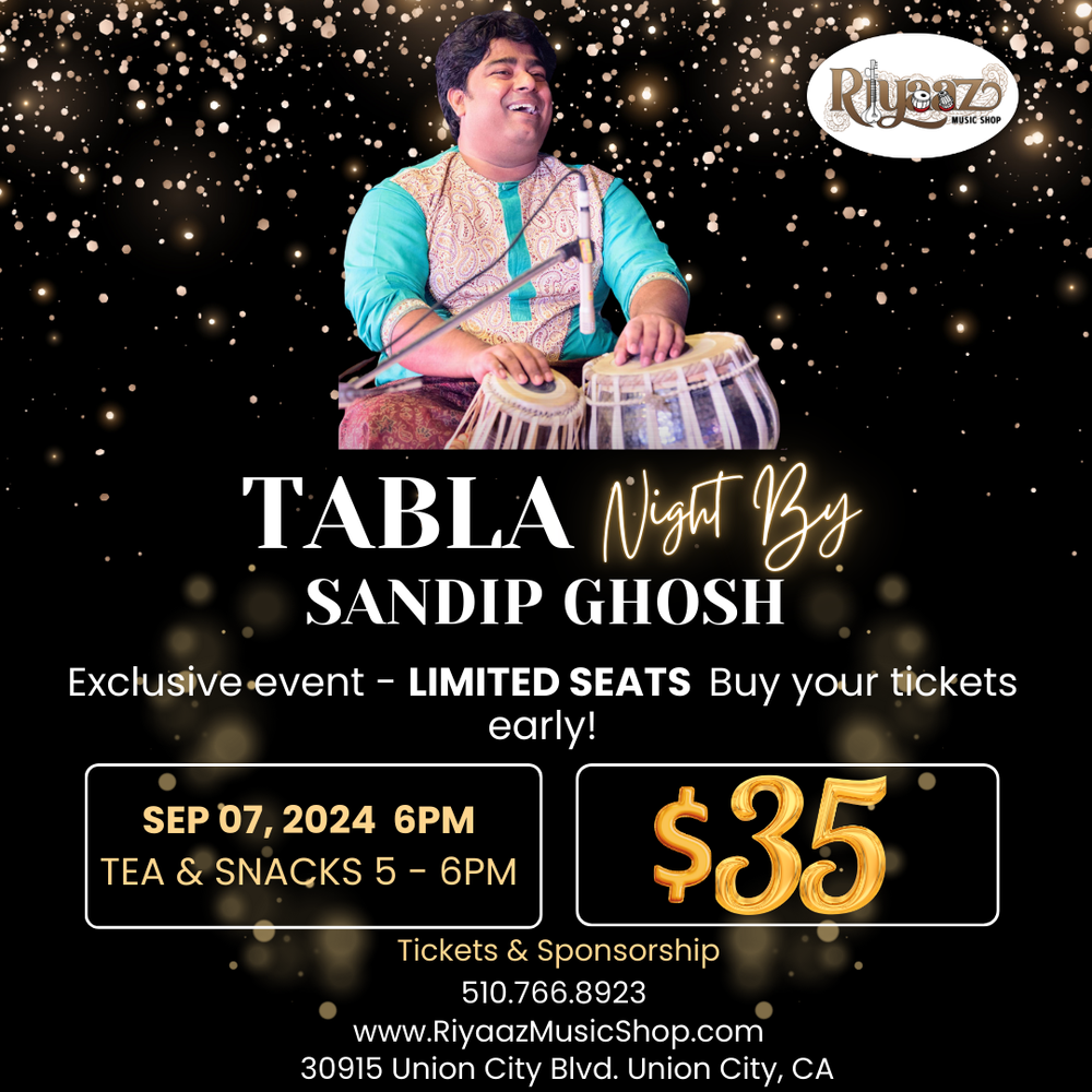 Tabla Night by Sandip Ghosh - Sep 7th